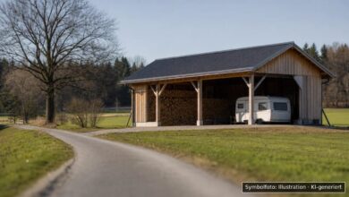 KI-generiertes Symbolfoto zu Brand bei Einholz, Landkreis Ebersberg