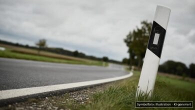 KI-generiertes Symbolfoto zu Verkehrsunfall bei Buchdorf