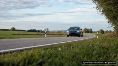 KI-generiertes Symbolfoto zu Verkehrskontrolle mit Alkoholverstoß bei Buchloe