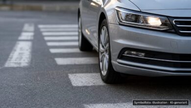 KI-generiertes Symbolfoto zu Verkehrsunfall bei Buchloe