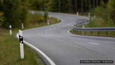 KI-generiertes Symbolfoto zu Verkehrsunfallflucht bei Burgau, Parkdeck am Raiffeisenhaus, Kapuzinerstraße