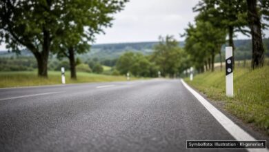 KI-generiertes Symbolfoto zu Verkehrsunfallflucht bei Burgau