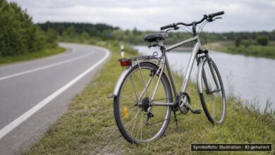 KI-generiertes Symbolfoto zu Verkehrsunfall bei Burgkirchen an der Alz