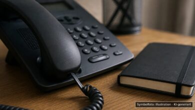 KI-generiertes Symbolfoto zu Betrug (Callcenter-Betrug) bei München-Sendling