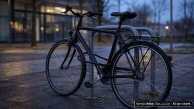KI-generiertes Symbolfoto zu Fahrraddiebstahl bei Dillingen, Königstraße