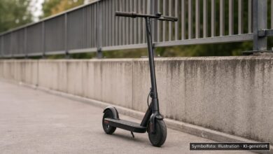 KI-generiertes Symbolfoto zu Verkehrsunfall bei Donauwörth
