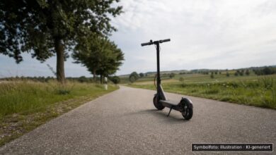KI-generiertes Symbolfoto zu Verkehrsunfall bei Donauwörth