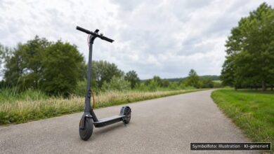 KI-generiertes Symbolfoto zu Verkehrskontrolle bei Donauwörth