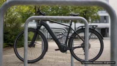 KI-generiertes Symbolfoto zu Fahrraddiebstahl bei Augsburg-Pfersee