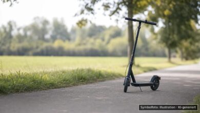 KI-generiertes Symbolfoto zu Polizeieinsatz / Verkehrskontrolle bei Ehingen-Berg