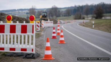 KI-generiertes Symbolfoto zu Verkehrskontrolle bei Rißtissen, Ehingen