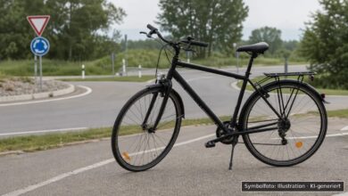 KI-generiertes Symbolfoto zu Verkehrsunfall bei Eislingen