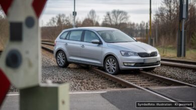 KI-generiertes Symbolfoto zu Polizeieinsatz bei Elchingen