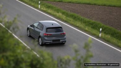 KI-generiertes Symbolfoto zu Verkehrskontrolle bei Flughafen Memmingen, Memmingerberg