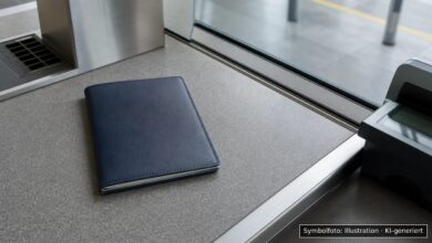 KI-generiertes Symbolfoto zu Grenzpolizeiliche Maßnahme / Einreiseverweigerung bei Flughafen Memmingen, Memmingerberg