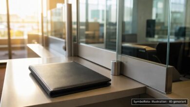 KI-generiertes Symbolfoto zu Grenzpolizeiliche Einreisekontrolle bei Flughafen Memmingen, Memmingerberg