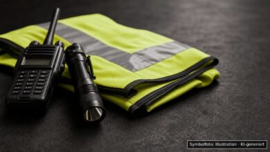 KI-generiertes Symbolfoto zu Festnahme nach Angriff auf Polizeibeamte bei Fürth