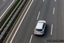 KI-generiertes Symbolfoto zu Verkehrsunfall bei Garching