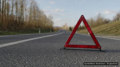 KI-generiertes Symbolfoto zu Unfallflucht bei Genderkingen