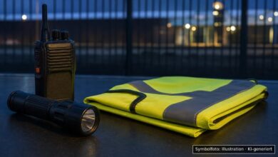 KI-generiertes Symbolfoto zu Brand bei Bad Wörishofen, Industriegebiet „Unteres Hart“