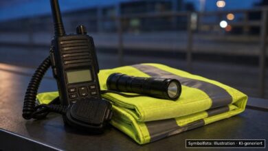 KI-generiertes Symbolfoto zu Polizeikontrolle / Betäubungsmitteldelikt bei Bahnhof Günzburg