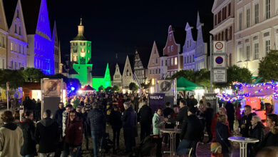 Beitragsbild zu Günzburger Sternenacht am 30. Oktober 2026: Leuchtskulpturen und Einkaufen bis 22 Uhr