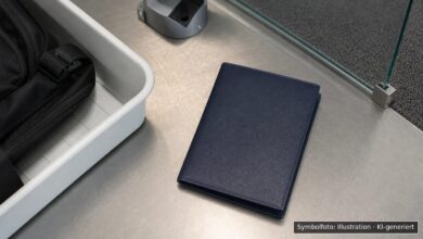 KI-generiertes Symbolfoto zu Fahndung / Grenzkontrolle bei Memmingerberg, Flughafen Memmingen