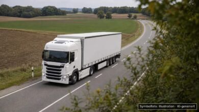 KI-generiertes Symbolfoto zu Verkehrskontrolle / Geschwindigkeitsverstoß bei Harburg