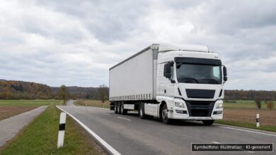 KI-generiertes Symbolfoto zu Verkehrskontrolle bei Harburg