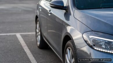 KI-generiertes Symbolfoto zu Verkehrsunfallflucht bei Höchstädt a.d.Donau