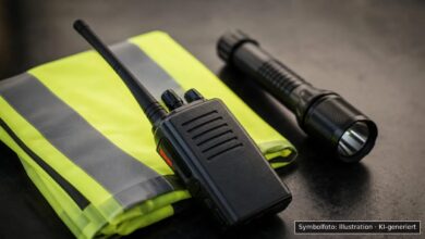 KI-generiertes Symbolfoto zu Brand / Festnahme eines Tatverdächtigen bei Aschheim