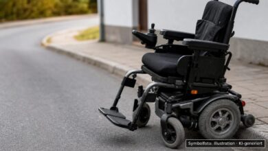 KI-generiertes Symbolfoto zu Verkehrsunfall bei Illertissen
