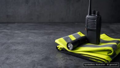 KI-generiertes Symbolfoto zu Polizeieinsatz bei Immenstadt