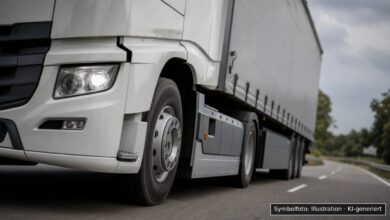 KI-generiertes Symbolfoto zu Verkehrskontrolle / Geschwindigkeitsüberschreitung bei Kaisheim