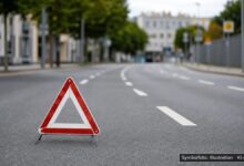 KI-generiertes Symbolfoto zu Verfolgungsfahrt mit Unfallflucht bei Kempten
