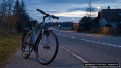 KI-generiertes Symbolfoto zu Verkehrsunfall bei Königsbrunn