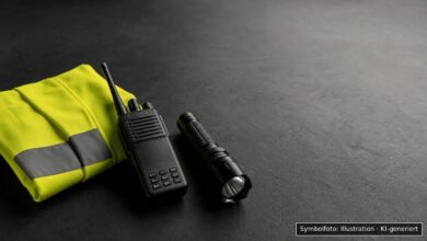 KI-generiertes Symbolfoto zu Polizeieinsatz / Durchsuchungen bei Niederbayern