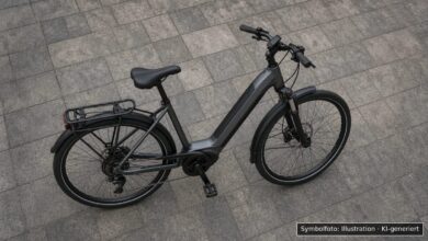 KI-generiertes Symbolfoto zu Fahrraddiebstahl bei Krumbach, Augsburger Straße