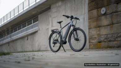 KI-generiertes Symbolfoto zu Fahrraddiebstahl bei Lindau, Karl-Bever-Platz