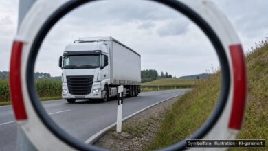 KI-generiertes Symbolfoto zu Verkehrsunfall bei Donauwörth