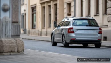 KI-generiertes Symbolfoto zu Verkehrskontrolle bei Memmingen