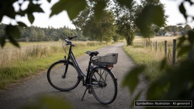 KI-generiertes Symbolfoto zu Verkehrsunfall bei Möttingen