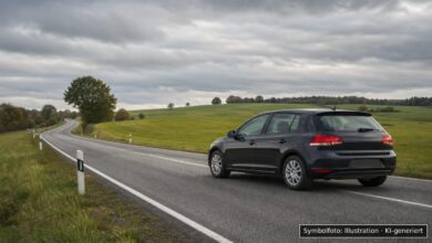 KI-generiertes Symbolfoto zu Verkehrskontrolle mit Alkoholfahrt bei Monheim
