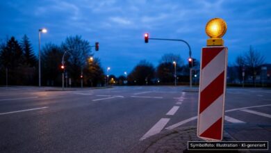 KI-generiertes Symbolfoto zu Verkehrskontrolle bei München