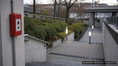 KI-generiertes Symbolfoto zu Polizeieinsatz bei Neu-Ulm