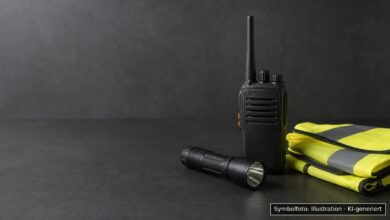 KI-generiertes Symbolfoto zu Polizeieinsatz / Widerstand gegen Vollstreckungsbeamte bei Neu-Ulm