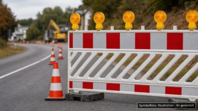 KI-generiertes Symbolfoto zu Bauarbeiten / Sanierung bei Neu-Ulm, Tiefgarage Petrusplatz