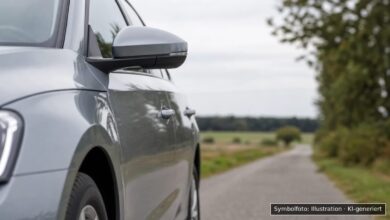 KI-generiertes Symbolfoto zu Verkehrskontrolle bei Nördlingen
