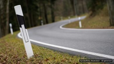 KI-generiertes Symbolfoto zu Unfallflucht bei Nördlingen