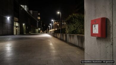 KI-generiertes Symbolfoto zu Raub / Körperverletzung bei Nürnberg, Breite Gasse
